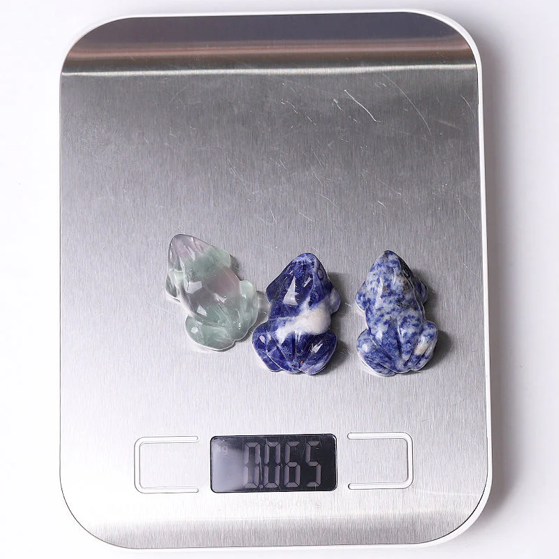1.5 inch Polished Crystal Frog Figurines for Decor - Image 11