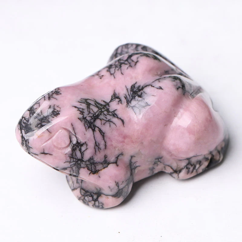 1.5 inch Polished Crystal Frog Figurines for Decor - Image 3