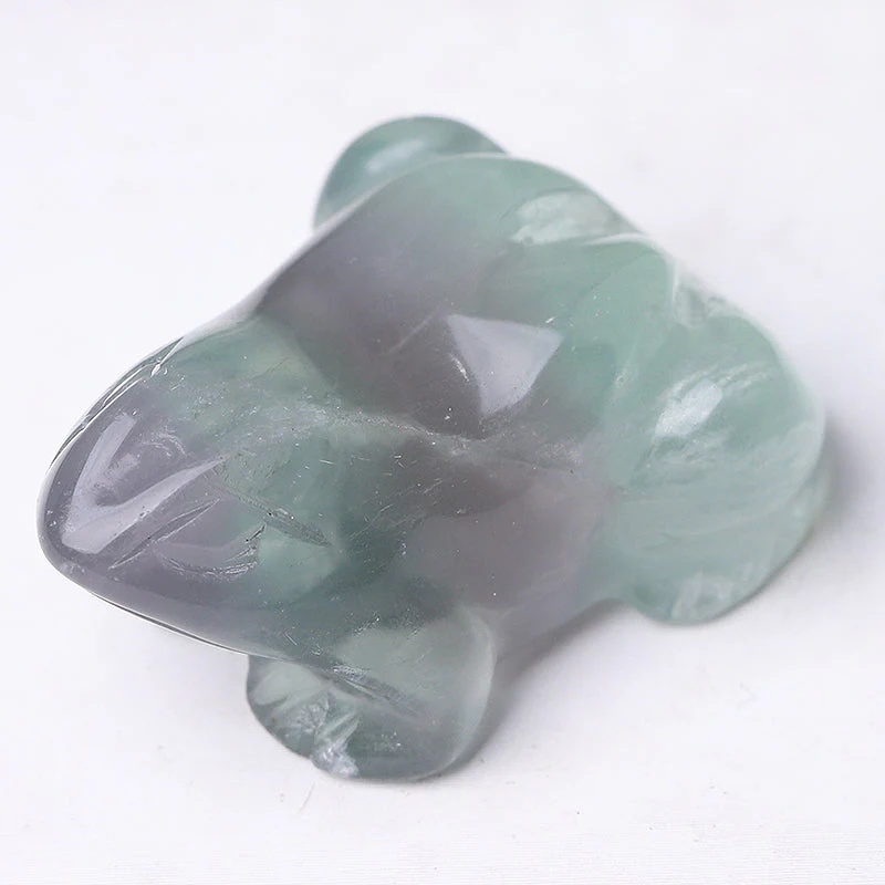 1.5 inch Polished Crystal Frog Figurines for Decor - Image 5