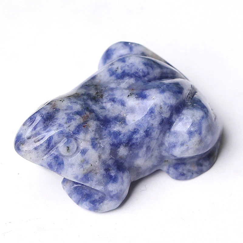 1.5 inch Polished Crystal Frog Figurines for Decor - Image 7
