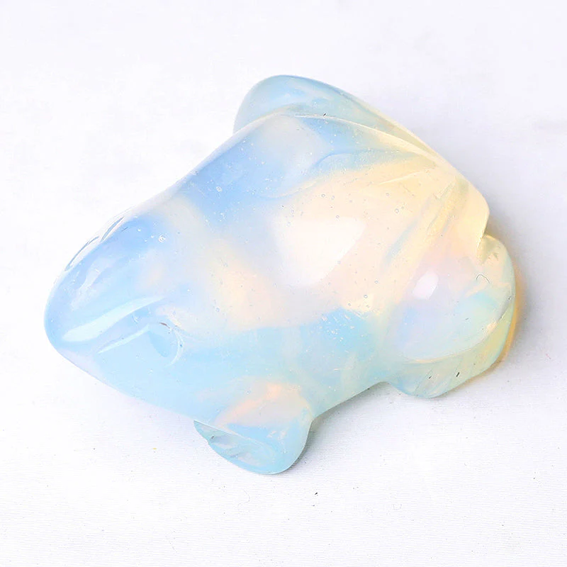1.5 inch Polished Crystal Frog Figurines for Decor - Image 8