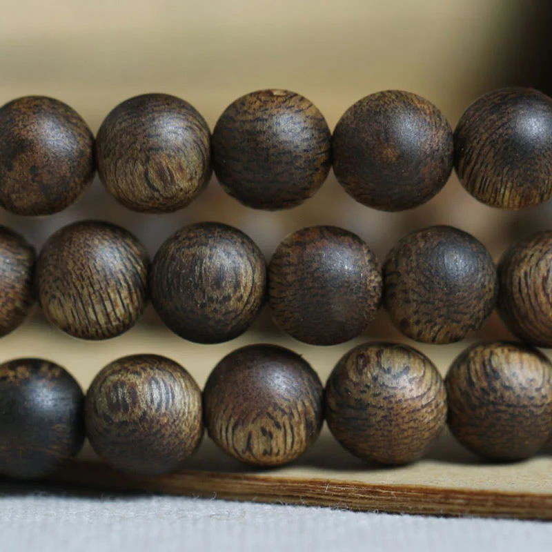 108 Mala Beads Agarwood Bracelet for Balance & Strength - Image 21