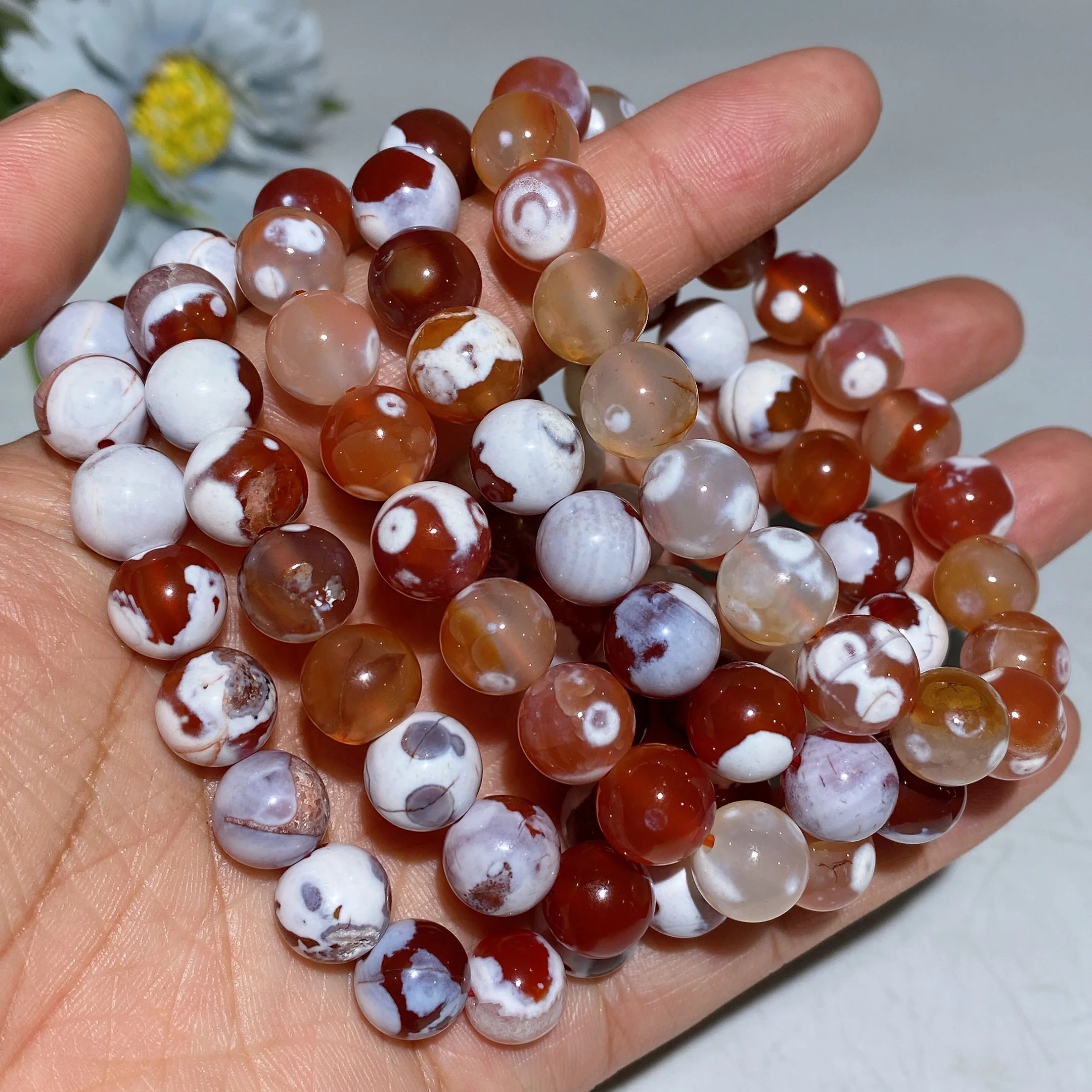 10mm Orca Agate Healing Bracelet for Balance & Energy - Image 3