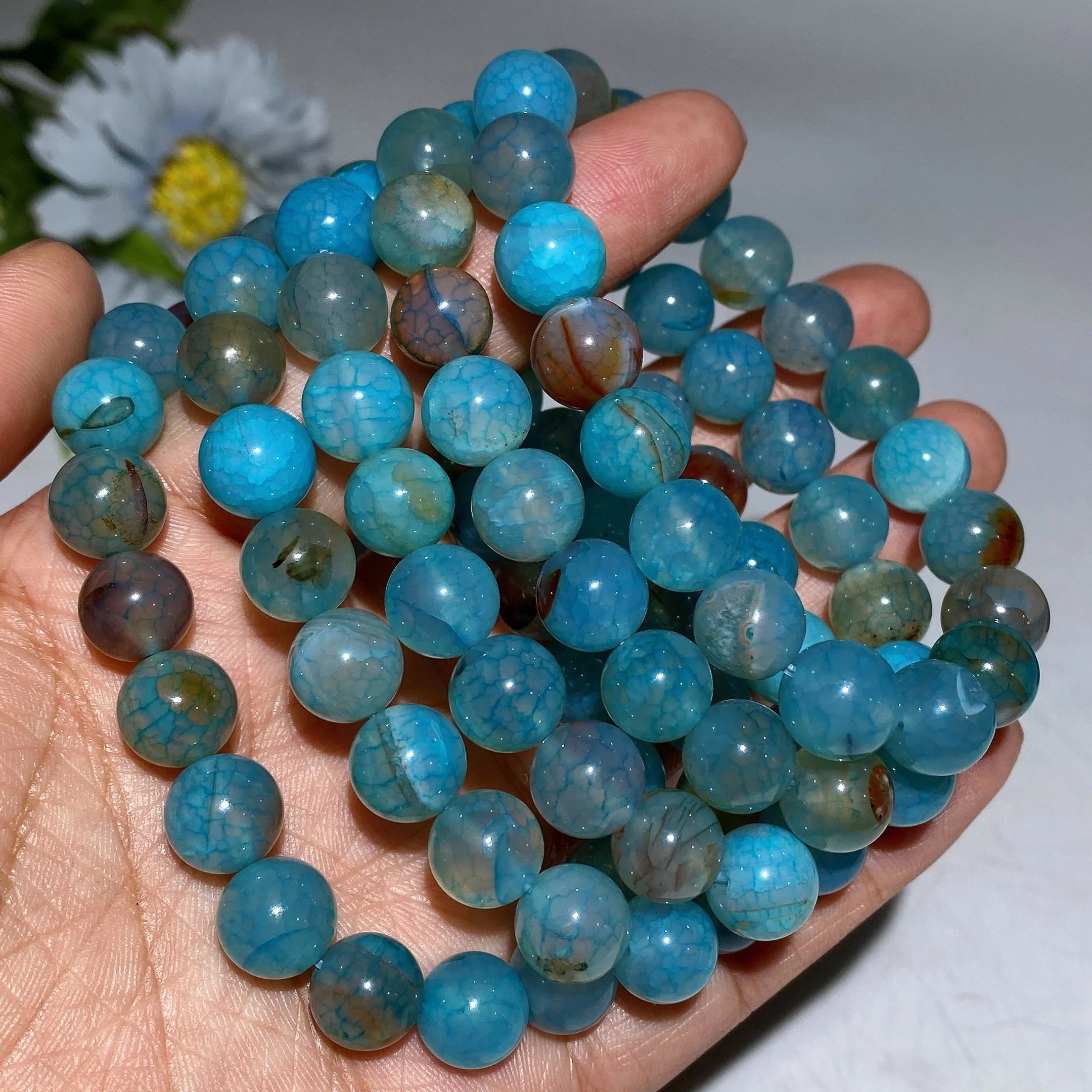 10mm Orca Agate Healing Bracelet for Balance & Energy - Image 4