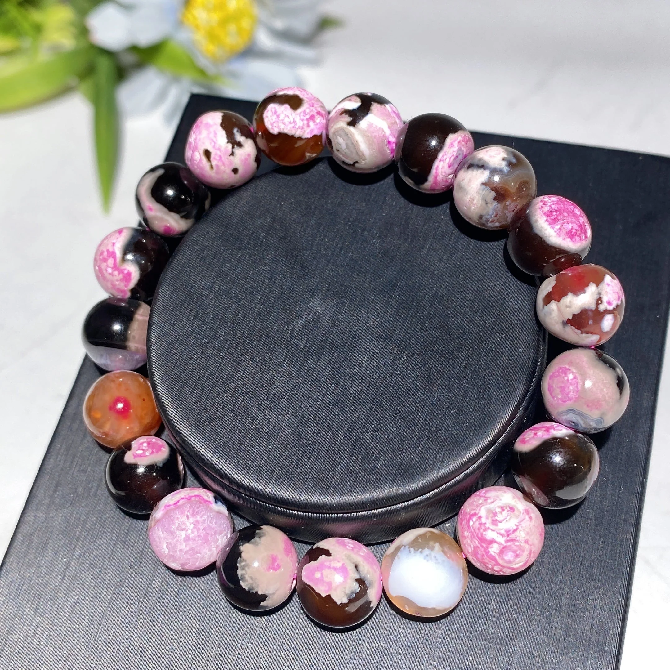 10mm Orca Agate Healing Bracelet for Balance & Energy - Image 6