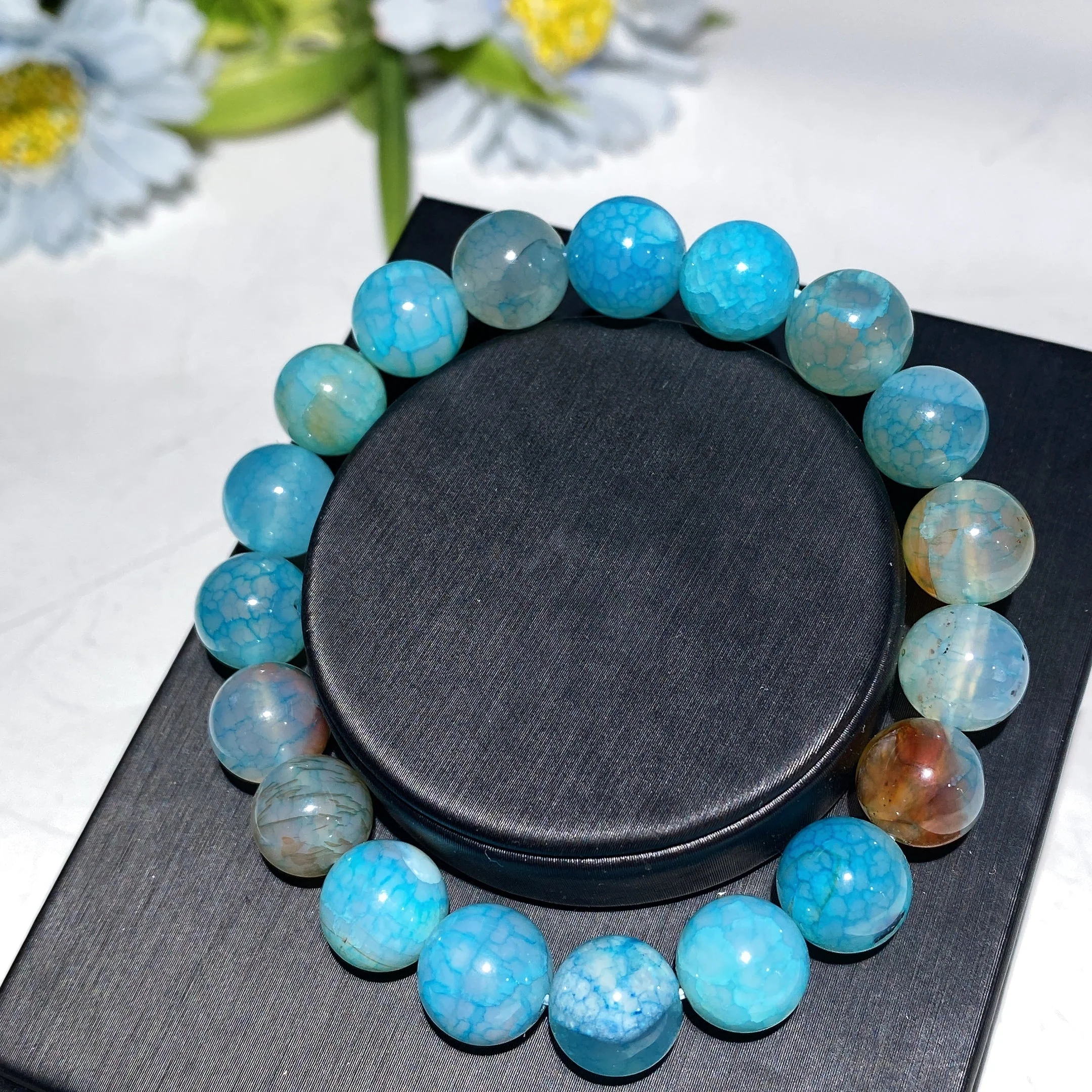 10mm Orca Agate Healing Bracelet for Balance & Energy - Image 9