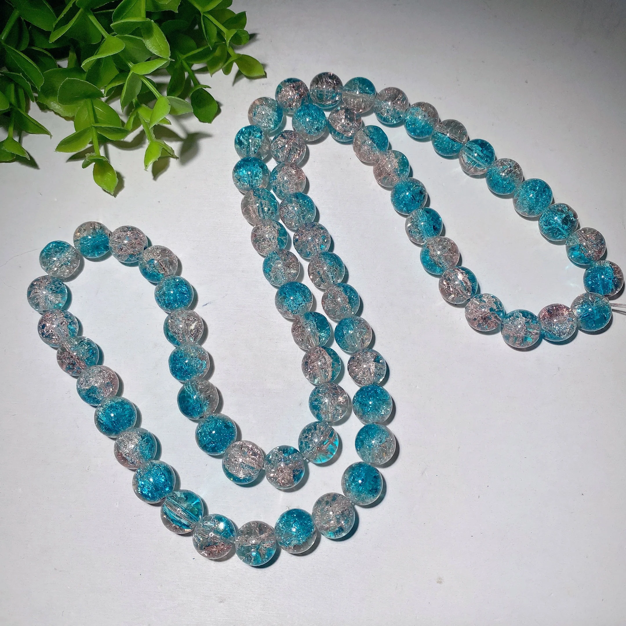 12mm Colorful Crackled Crystal Beads for Spiritual Jewelry Making - Image 3