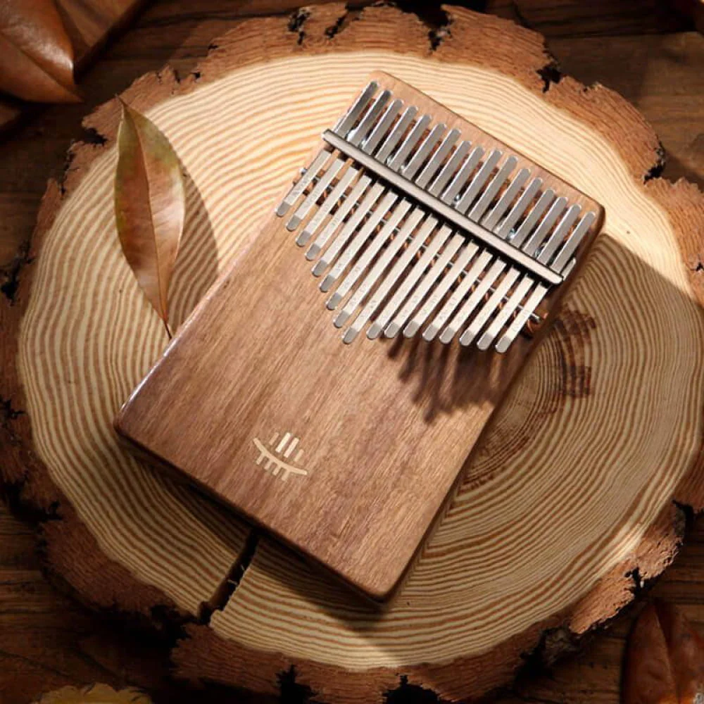 17 Key Acacia Wood Kalimba with Resonant Hollow Body - Image 3