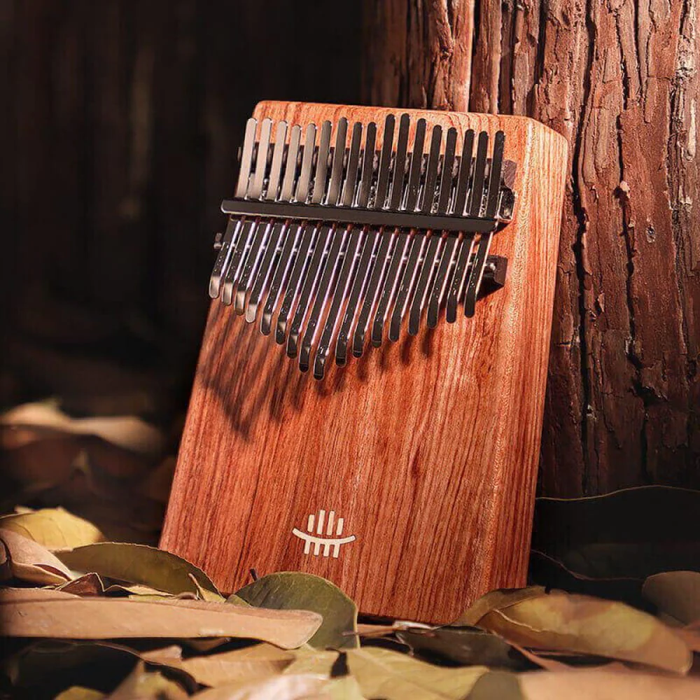 17 Key Zambian Rosewood C Tone Kalimba Thumb Piano - Image 2
