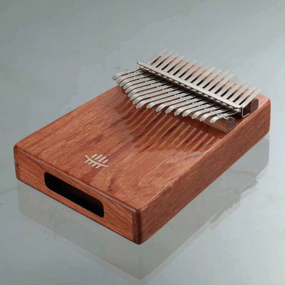 17 Key Zambian Rosewood C Tone Kalimba Thumb Piano - Image 3