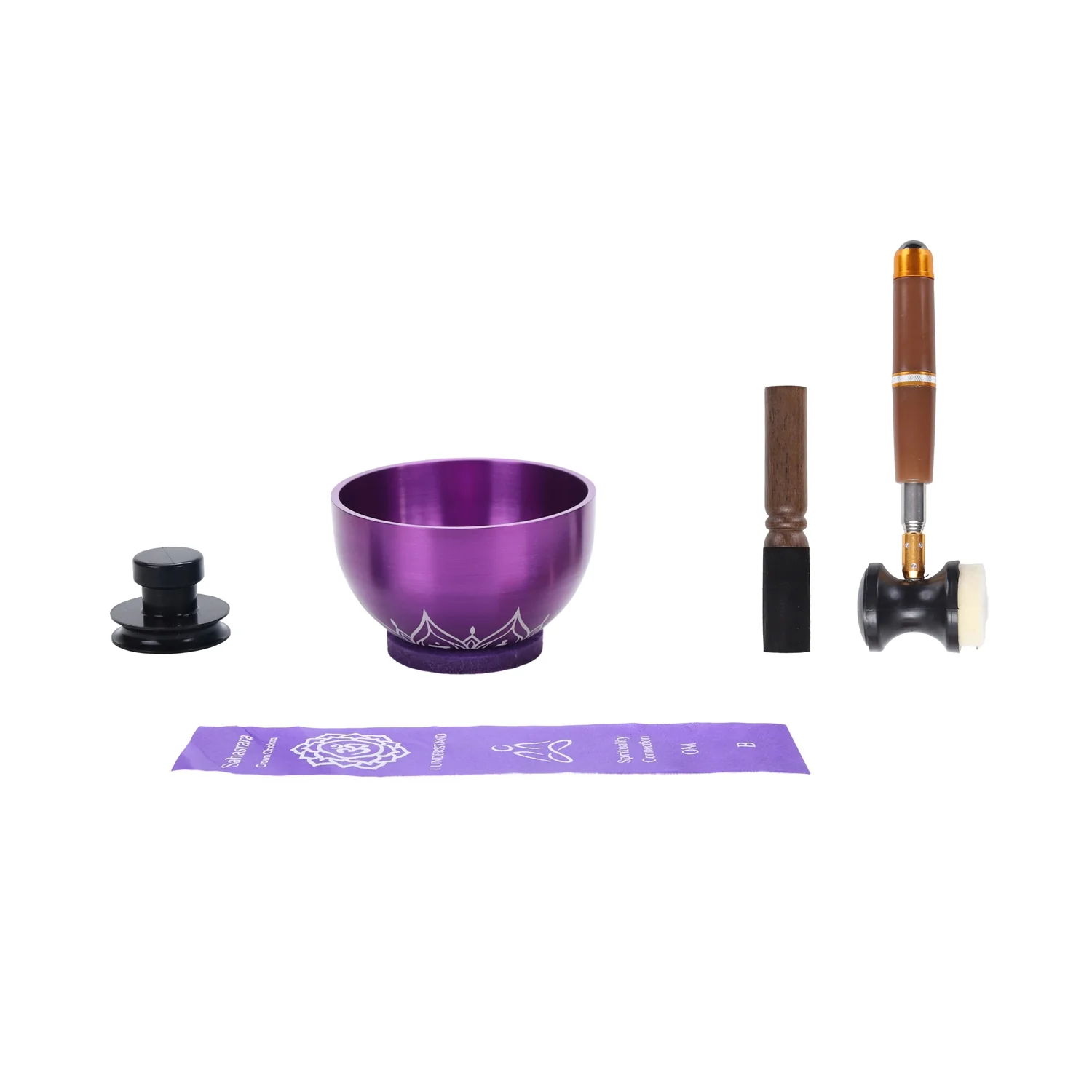 963 Hz Solfeggio Tibetan Singing Bowl - Crown Chakra - TI Note - Image 3