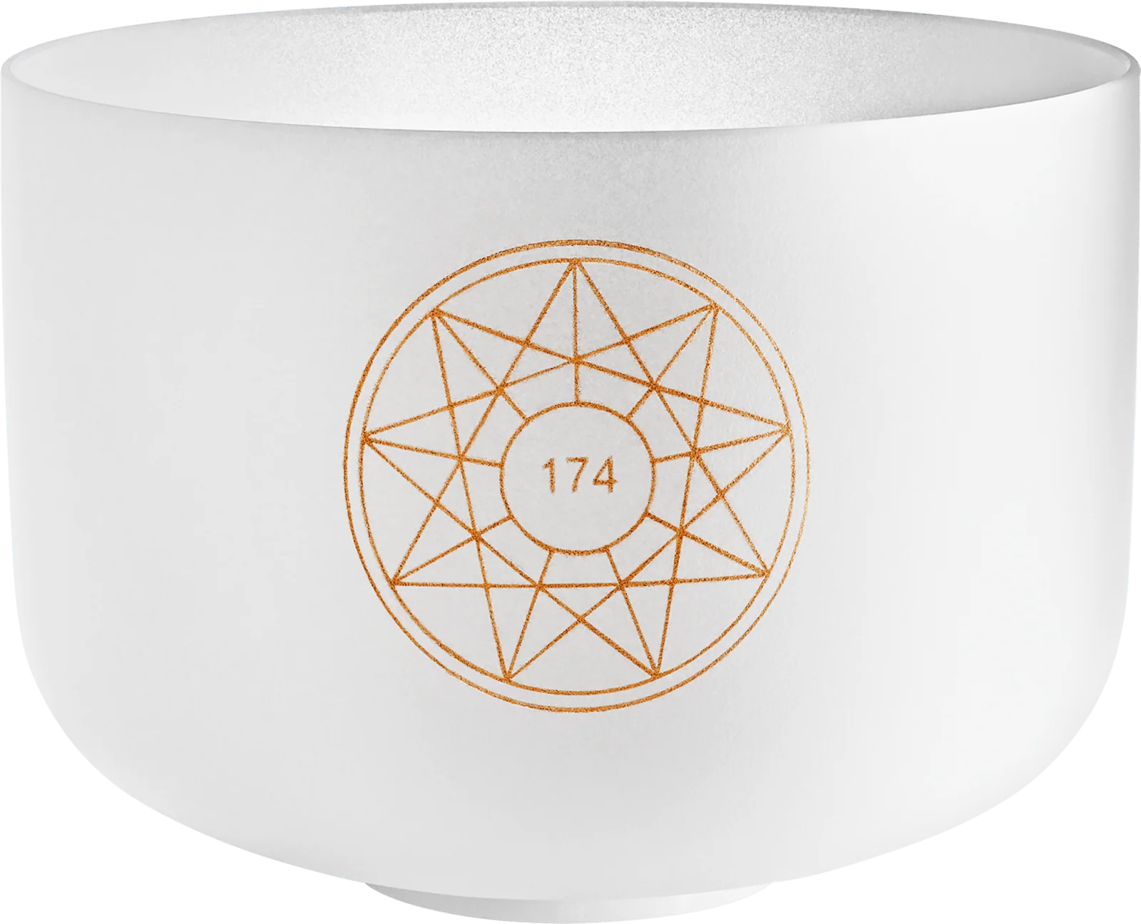 174 Hz Solfeggio 12 Inch Crystal Singing Bowl Earth Tone