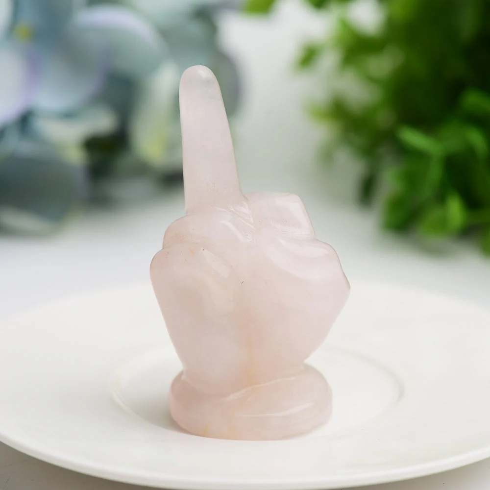 2.7 inch Mixed Crystal Figurine Carving - Image 11