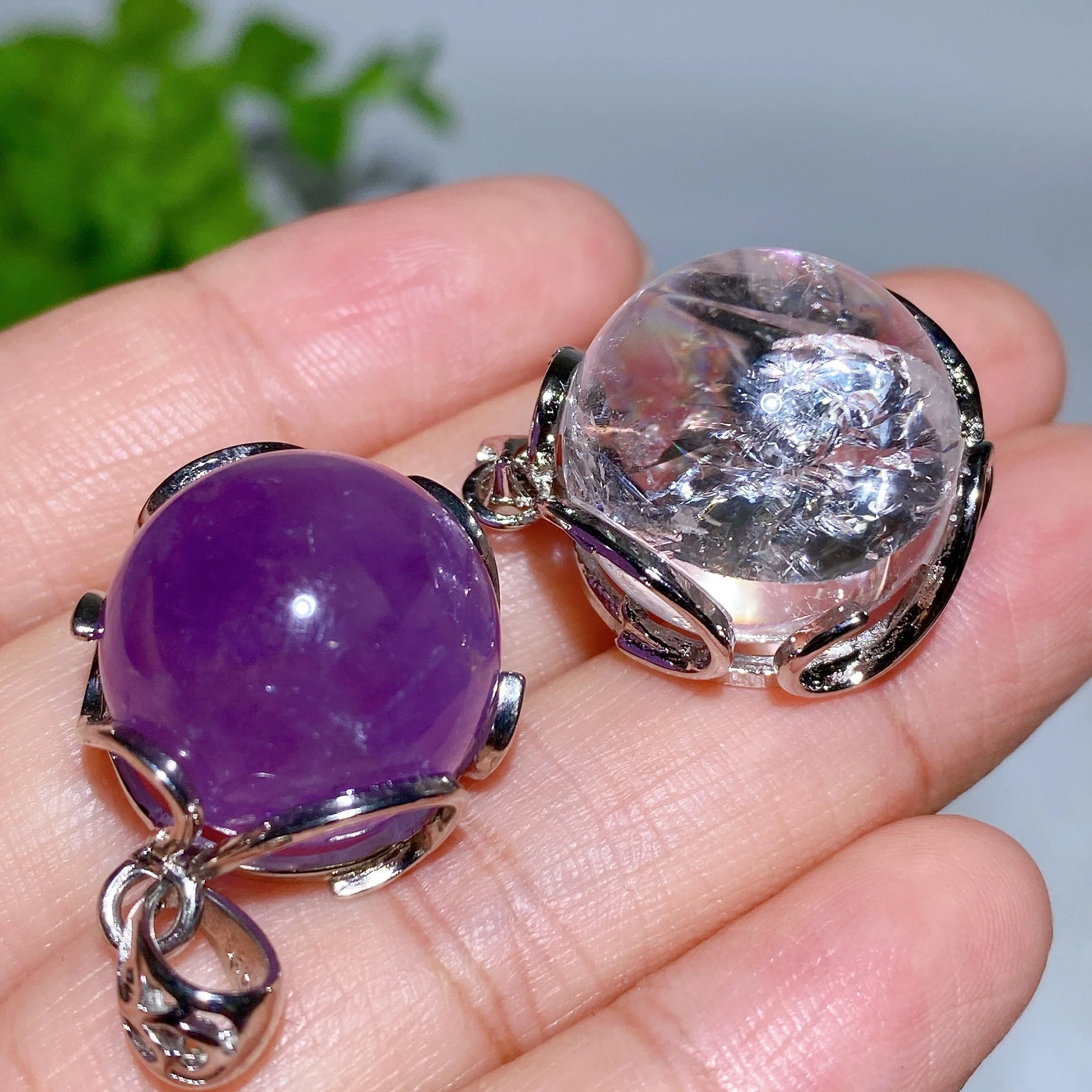 20mm Amethyst Pendant for Spiritual Healing & Meditation - Image 8
