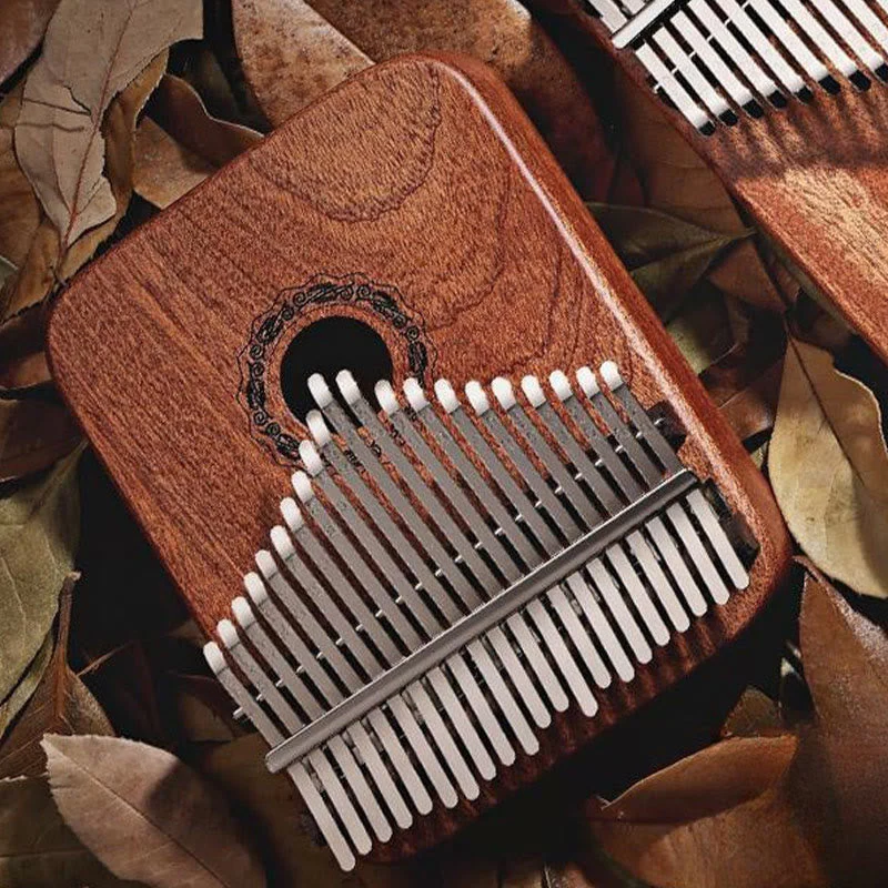 21 Key Yellow Sandalwood Kalimba for Meditation - Image 3