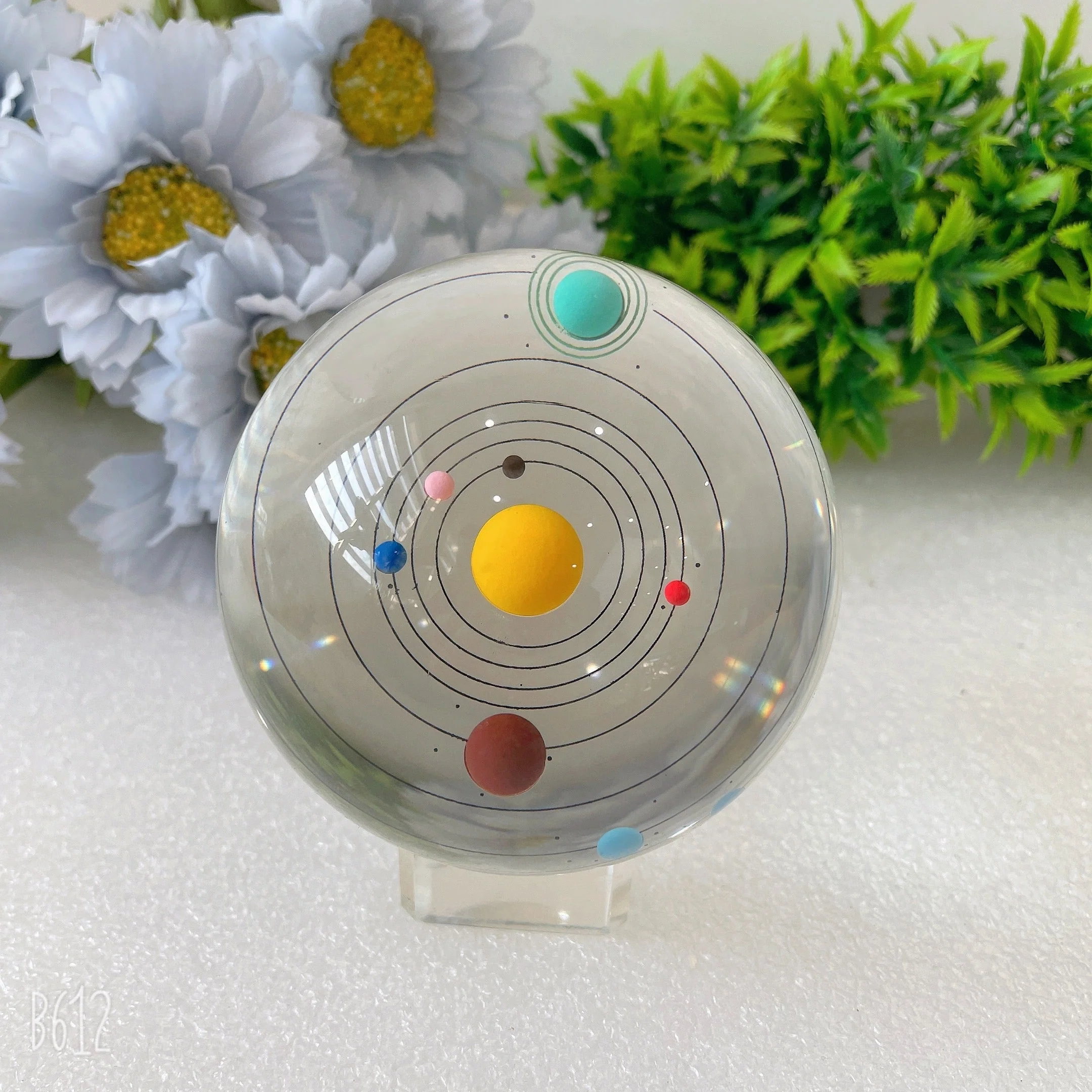 3.15 inch Crystal Planet Sphere for Energy Balance - Image 2