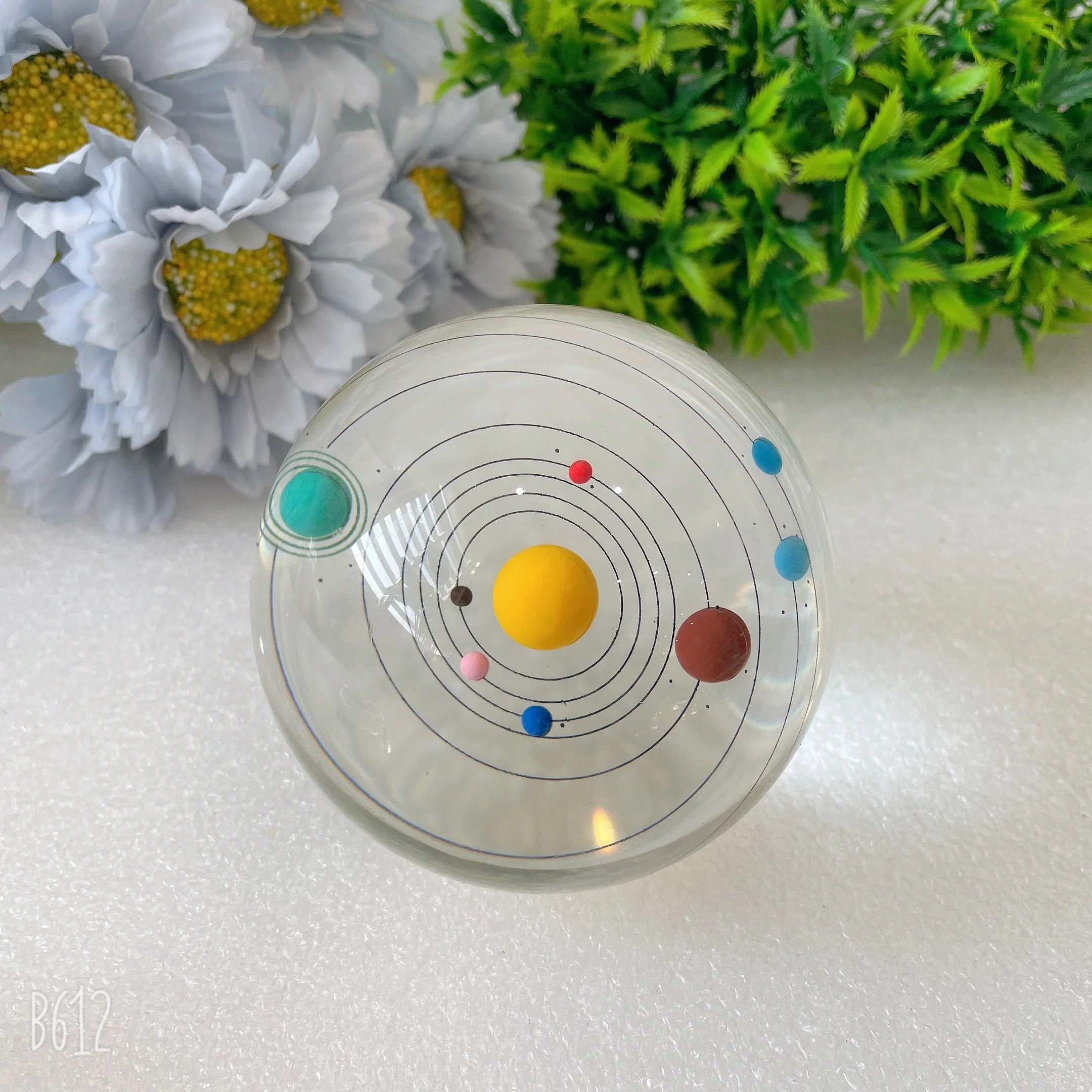 3.15 inch Crystal Planet Sphere for Energy Balance - Image 3