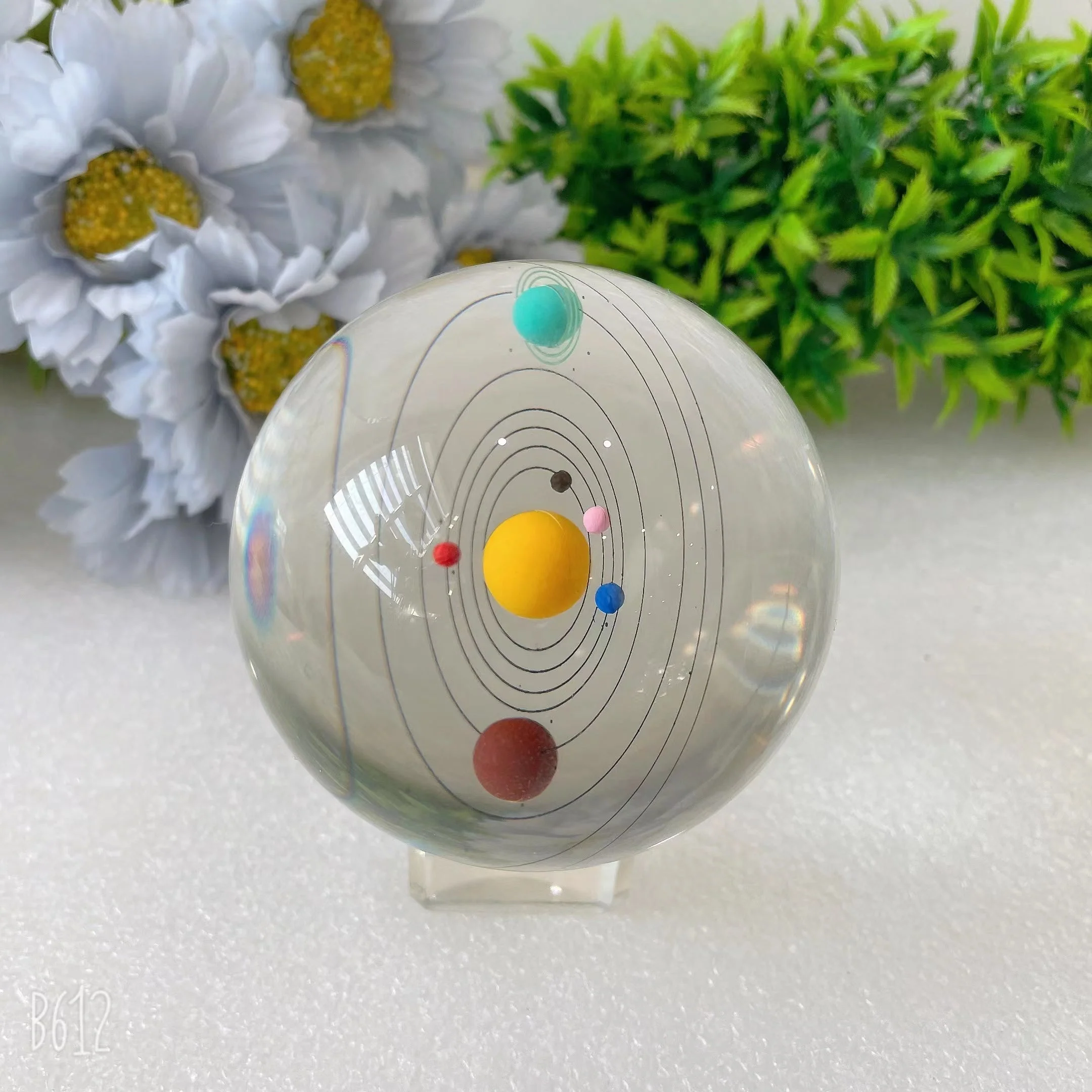 3.15 inch Crystal Planet Sphere for Energy Balance - Image 4
