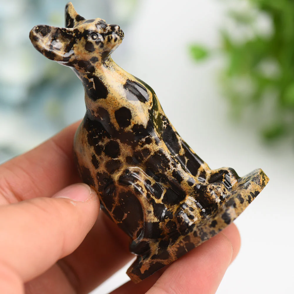 3.2" Crystal Cat Carving Figurine for Healing Energy - Image 5