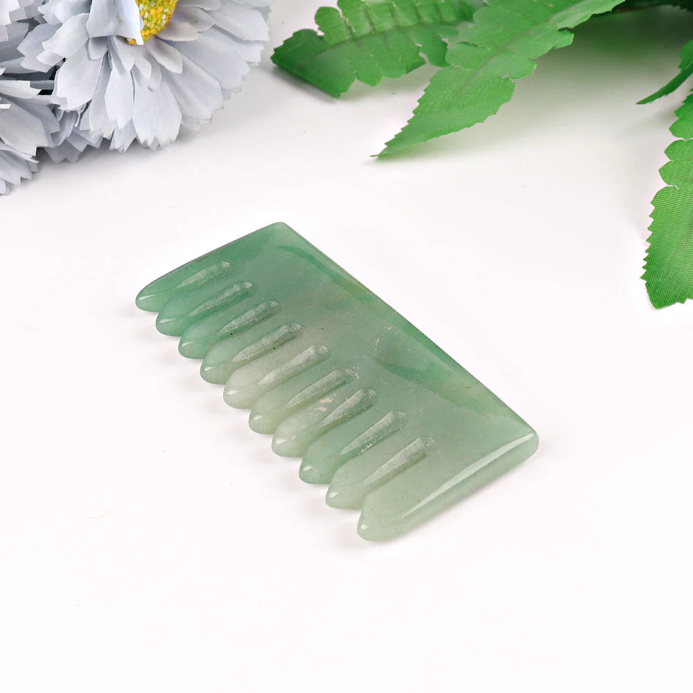 3 Inch Crystal Carving Comb | Polished Quartz Shapes - Image 4