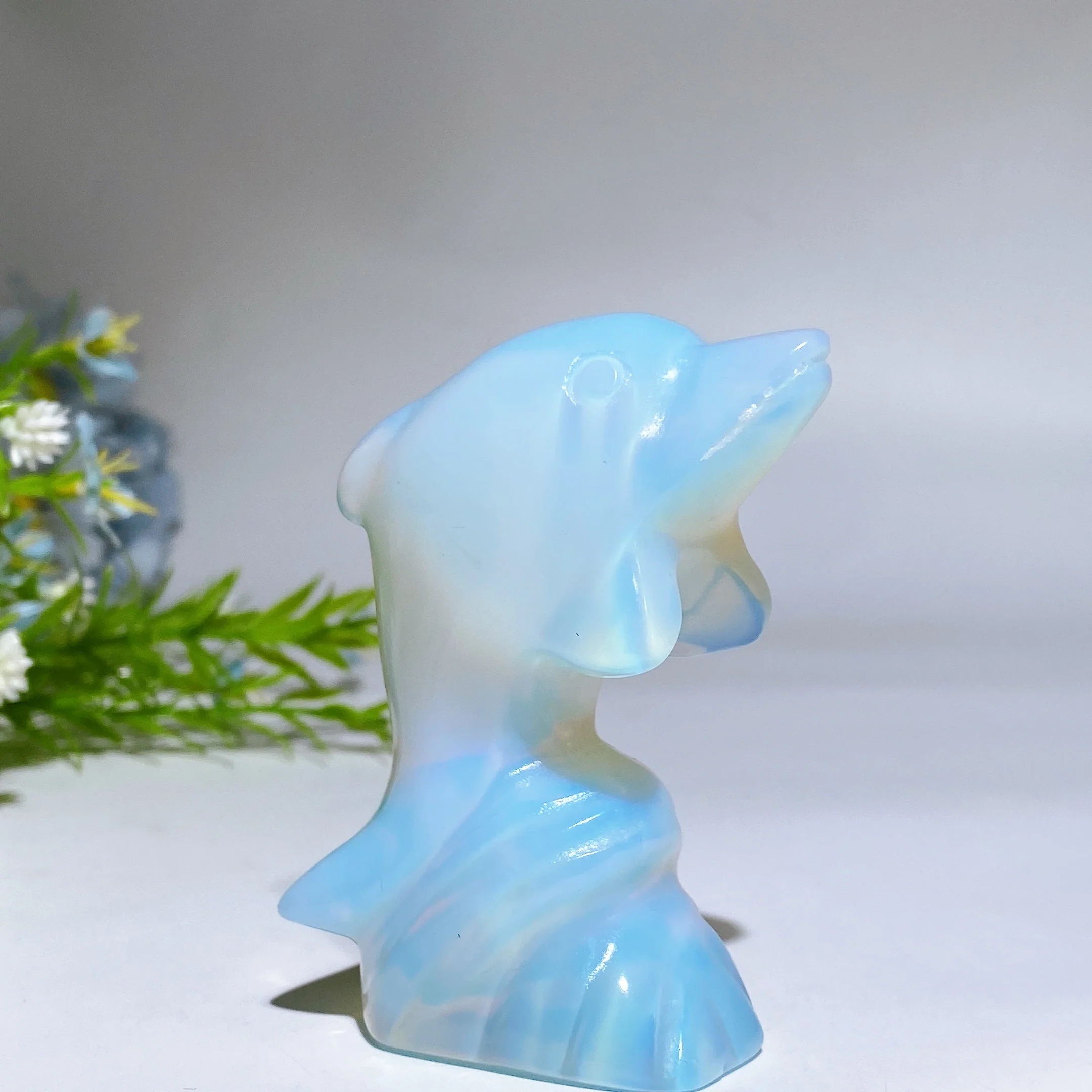 3-Inch Crystal Dolphin Carving Figurine Healing Crystals - Image 10