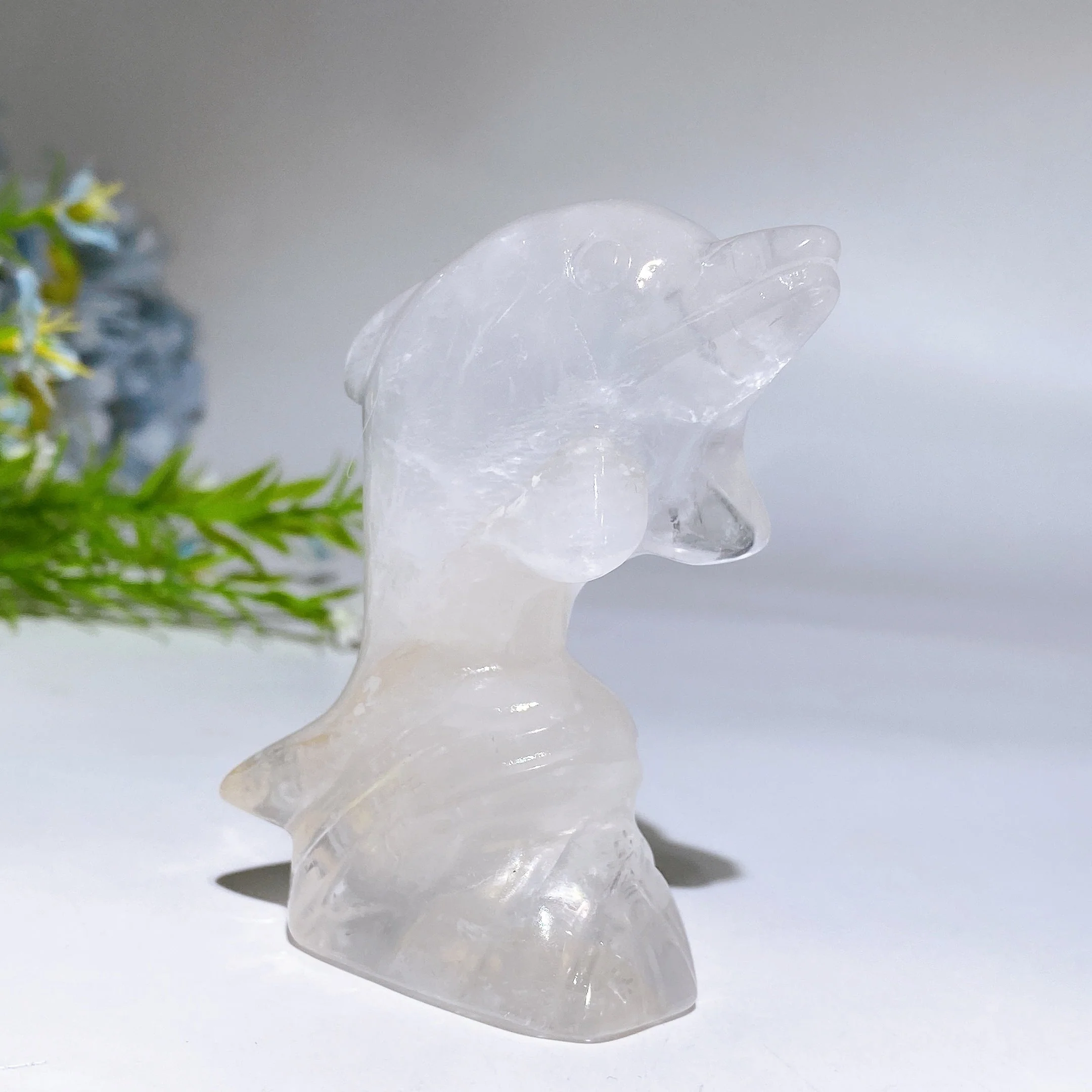 3-Inch Crystal Dolphin Carving Figurine Healing Crystals - Image 12