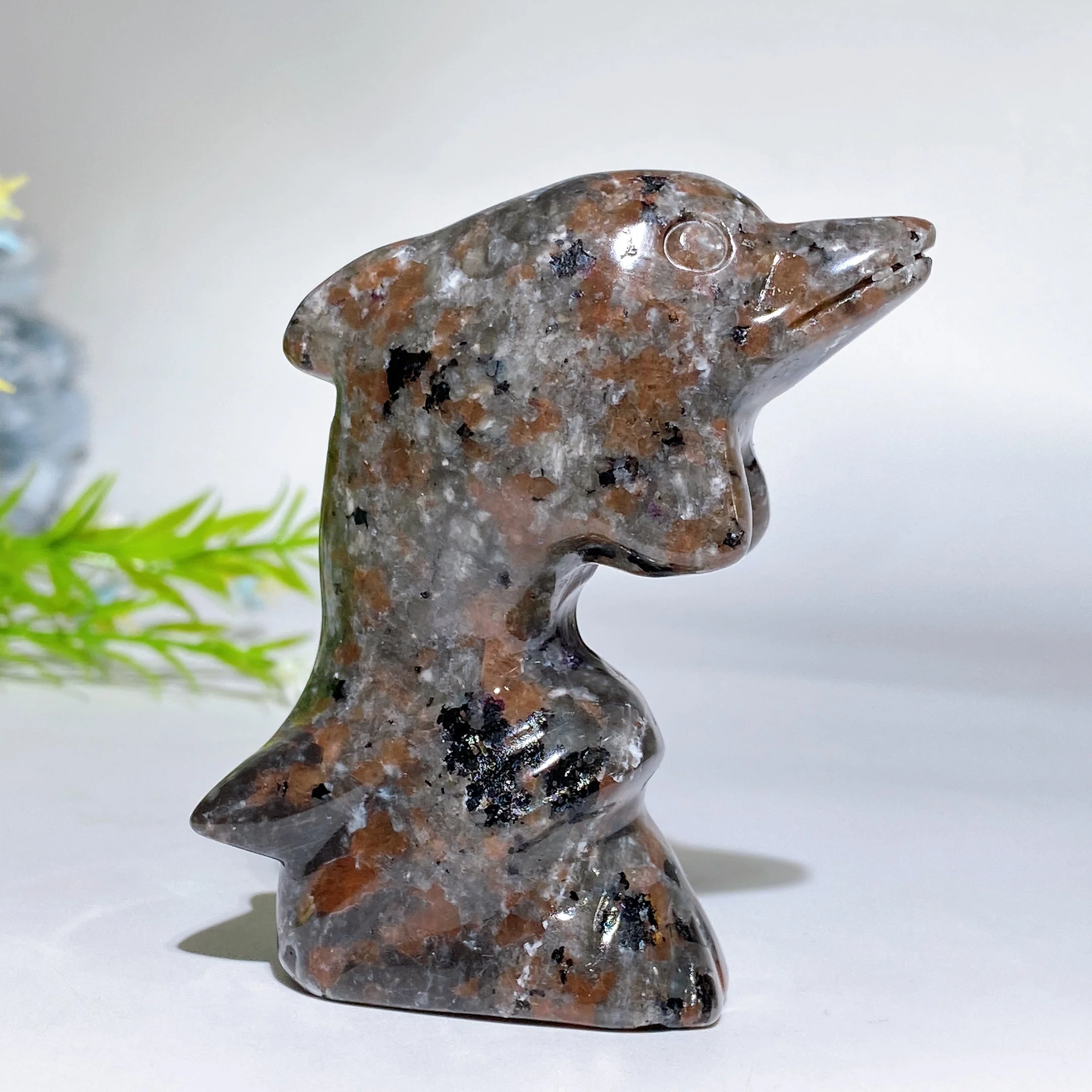 3-Inch Crystal Dolphin Carving Figurine Healing Crystals - Image 13