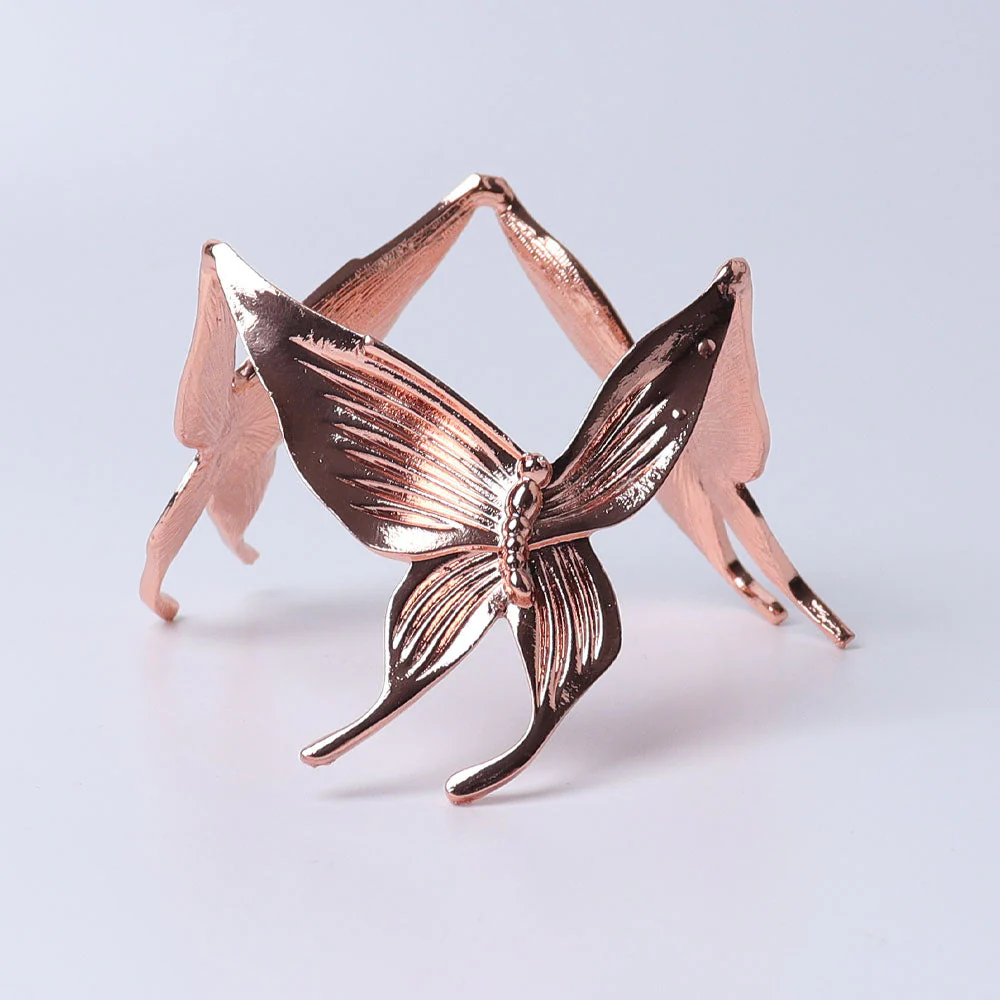 3 inch Metal Butterfly Crystal Sphere Stand Display - Image 3