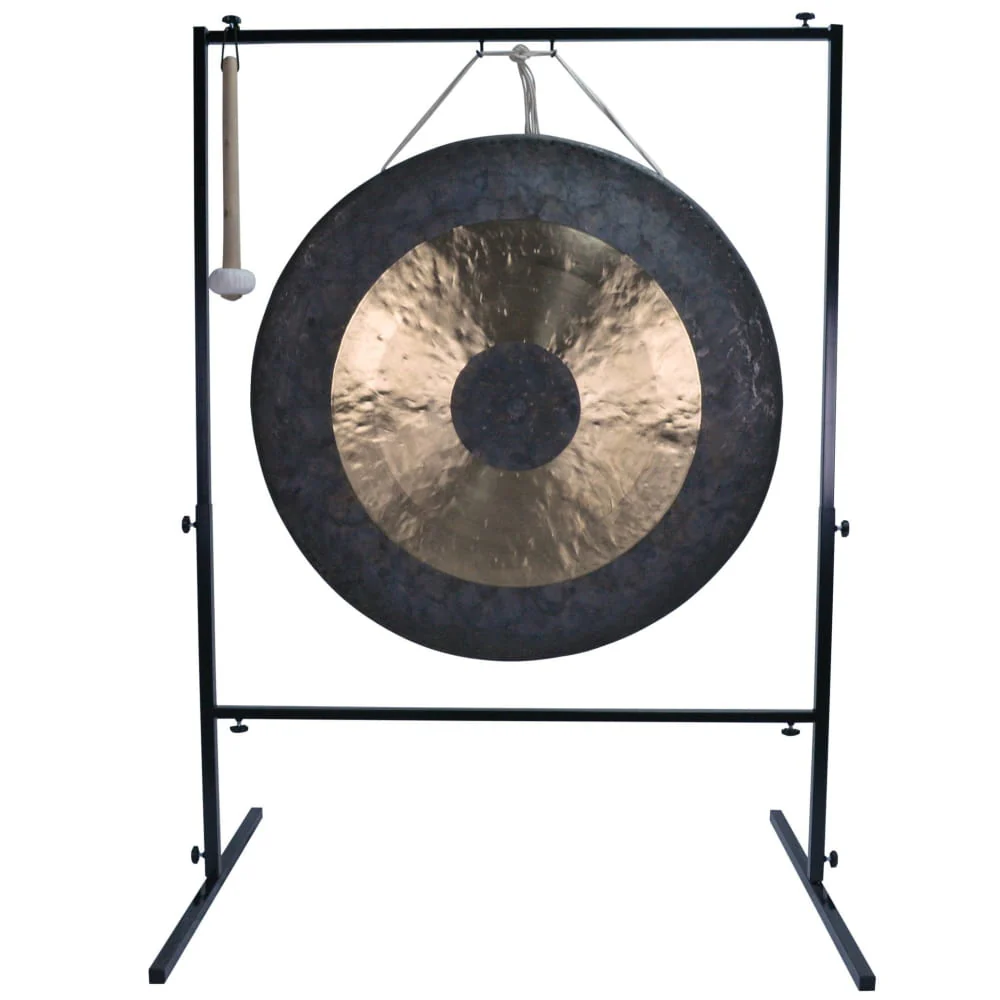 40" Chinese Gong with Stand & Mallet - Superb Sound Quality