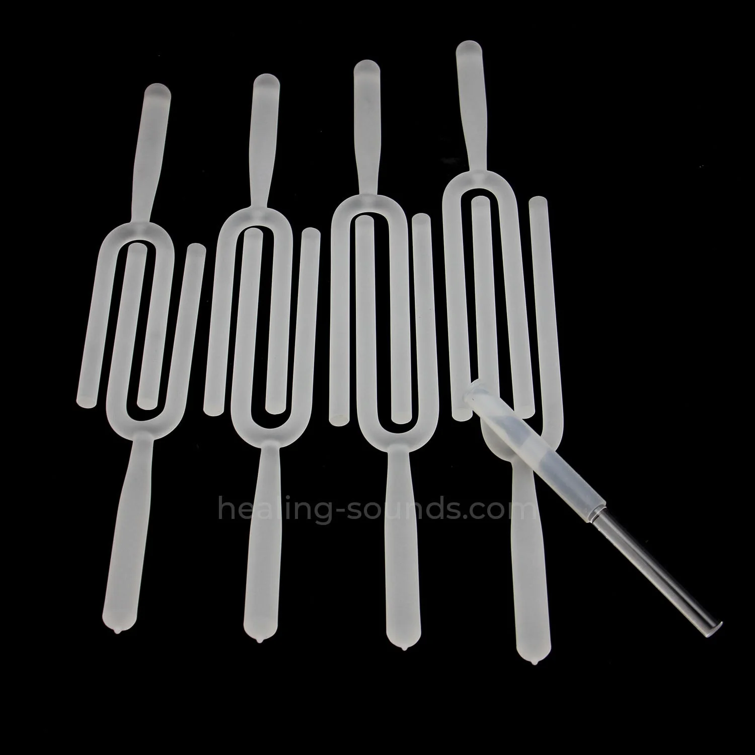 432 Hz Frosted Crystal Tuning Fork Set with Case - 8pc - 10 mm/20 mm - Image 16