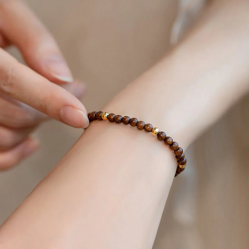4mm Sandalwood Protection Bracelet - Image 5