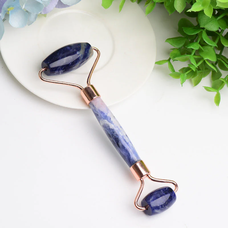 5.6 Inch Crystal Facial Roller for Healing & Massage - Image 5