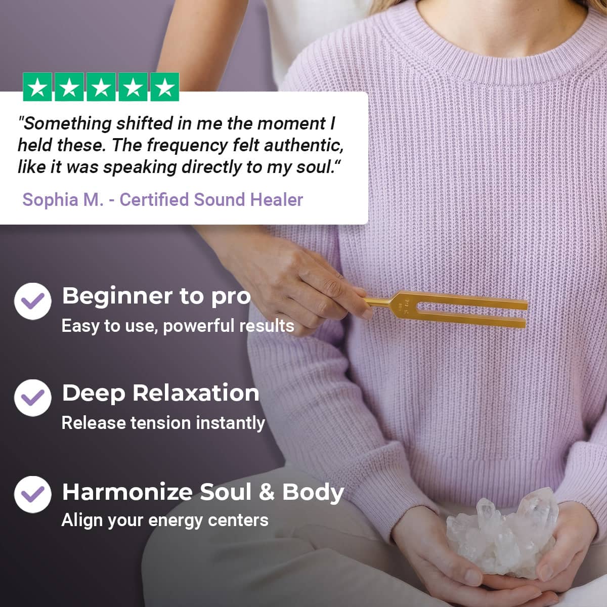 639 Hz Solfeggio Tuning Fork for Healing - Relationship Harmony - Image 12