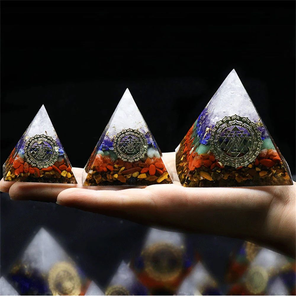 7 Chakra Orgone Pyramid - Image 5