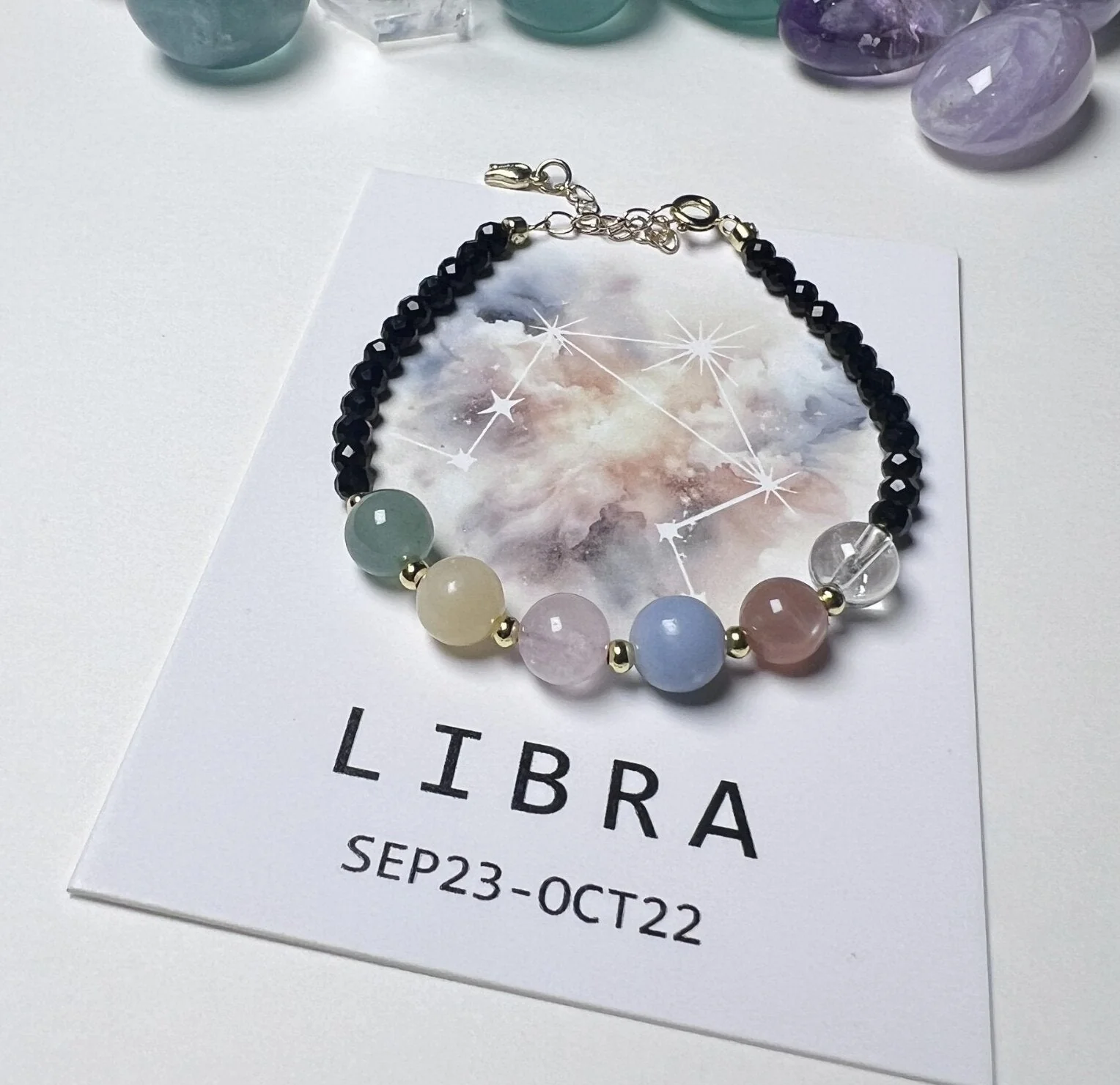 8mm Chinese Zodiac Constellation Crystal Healing Bracelet - Image 11