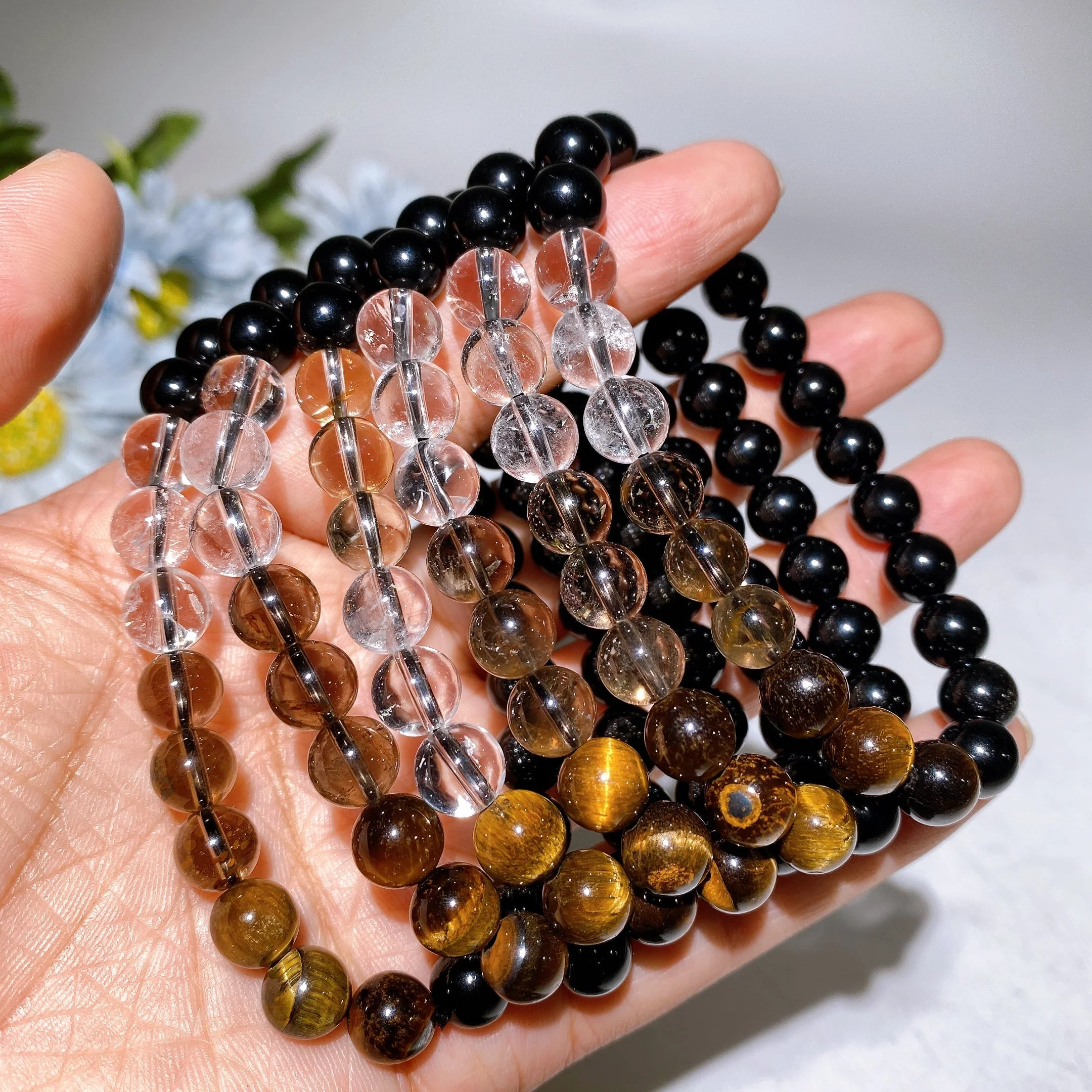 8mm Crystal Healing Bracelet for Spiritual Protection - Image 13