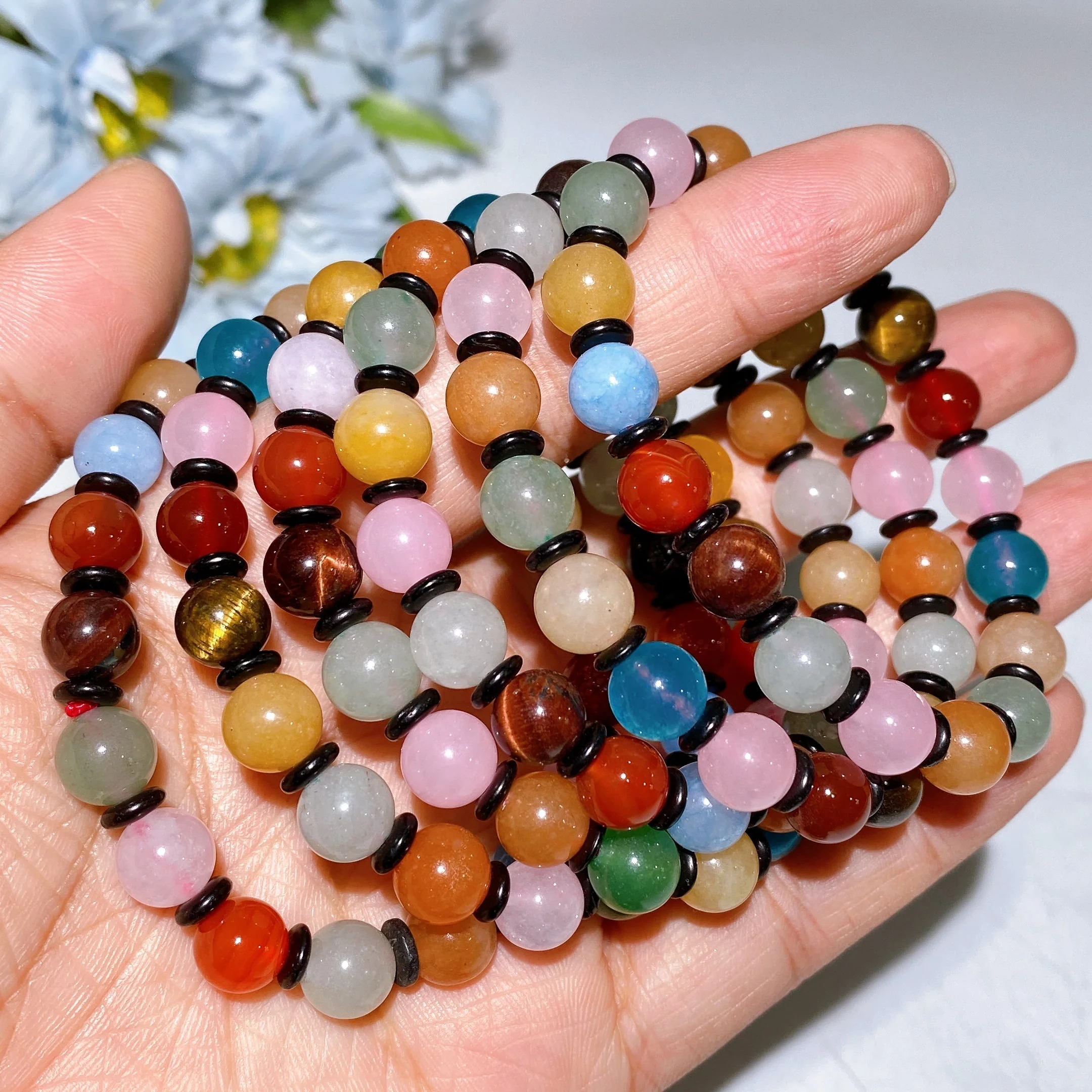 8mm Crystal Healing Bracelet for Spiritual Protection - Image 17