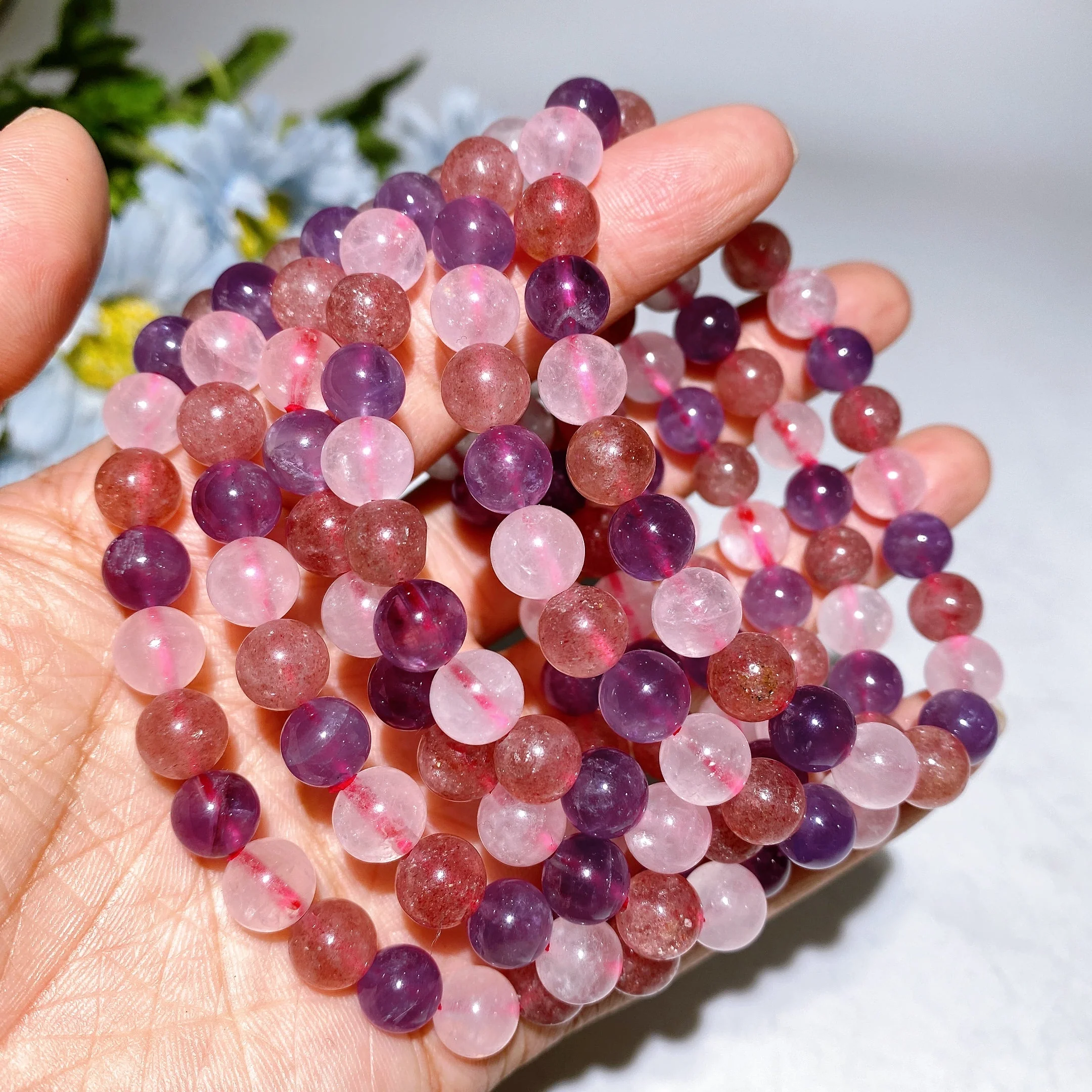 8mm Crystal Healing Bracelet for Spiritual Protection - Image 24