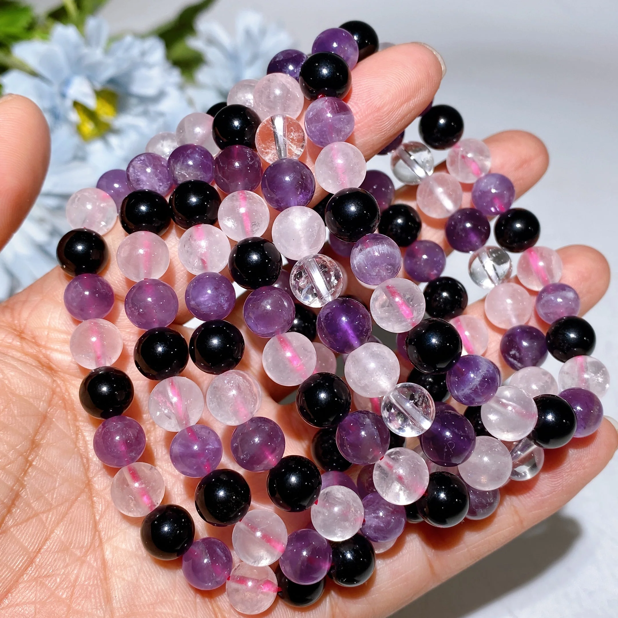 8mm Crystal Healing Bracelet for Spiritual Protection - Image 26