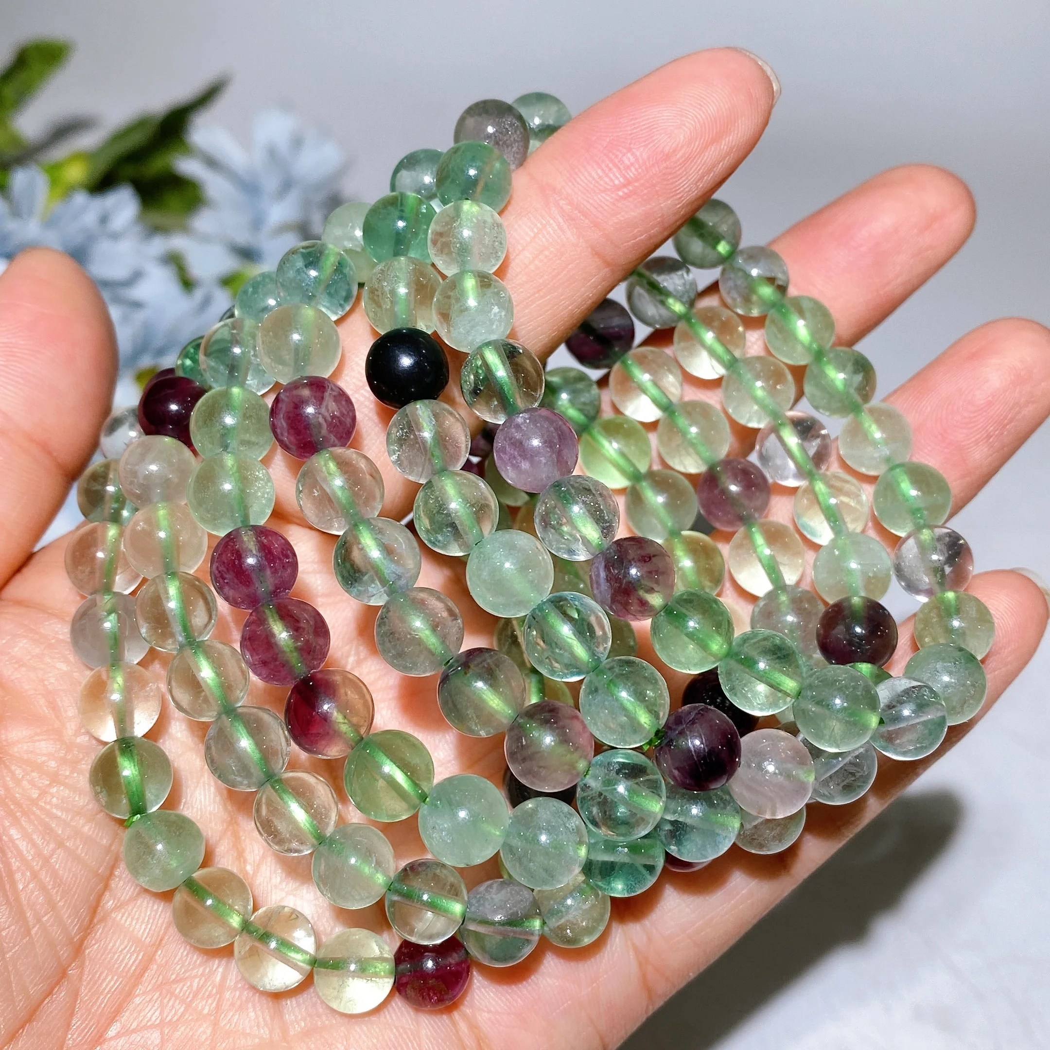 8mm Crystal Healing Bracelet for Spiritual Protection - Image 29