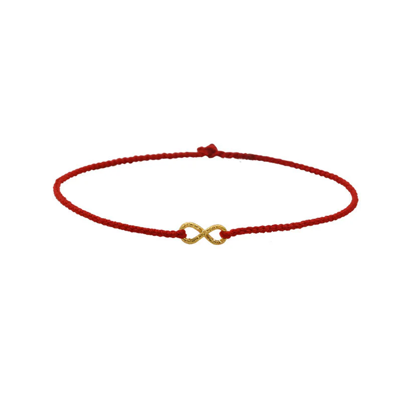 999 Gold Mobius Infinite Love Red String Protection Bracelet - Image 11