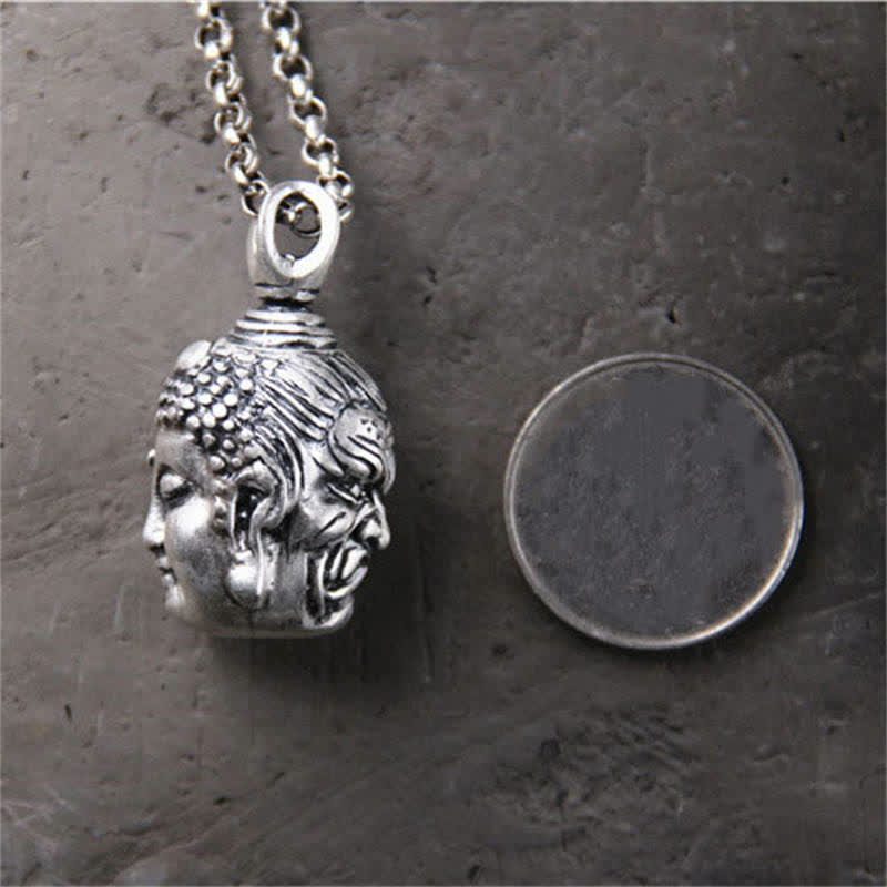 999 Sterling Silver Buddha Pendant for Serenity and Protection - Image 6