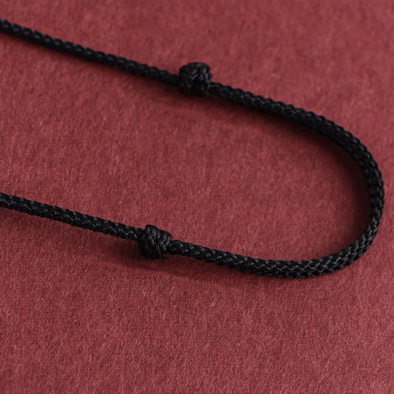 999 Sterling Silver Heart Sutra Necklace Pendant for Spiritual Wisdom - Image 6