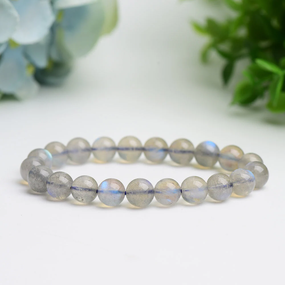 9mm Labradorite Healing Bracelet for Psychic Protection - Image 2