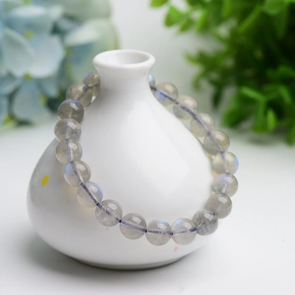 9mm Labradorite Healing Bracelet for Psychic Protection - Image 3