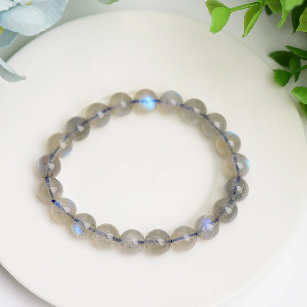 9mm Labradorite Healing Bracelet for Psychic Protection - Image 5