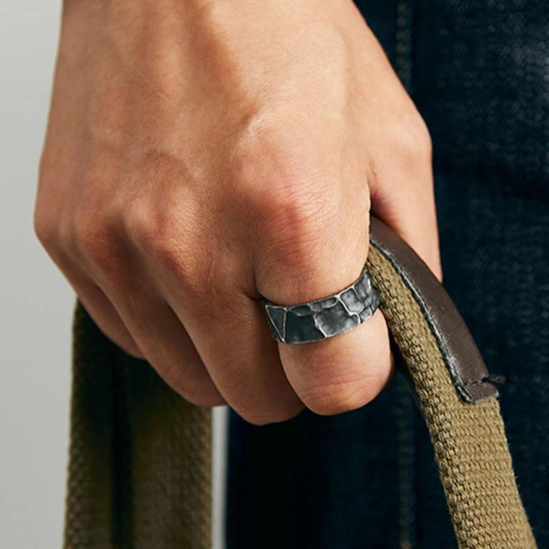 Adjustable Sterling Silver Spiritual Protection Ring - Image 5