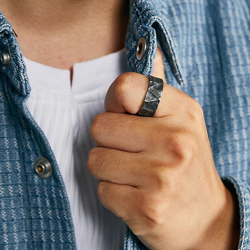 Adjustable Sterling Silver Spiritual Protection Ring - Image 9