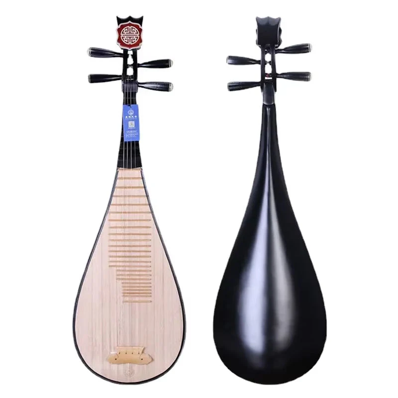Handmade 40" Paulownia Pipa Lute with Ruyi Design