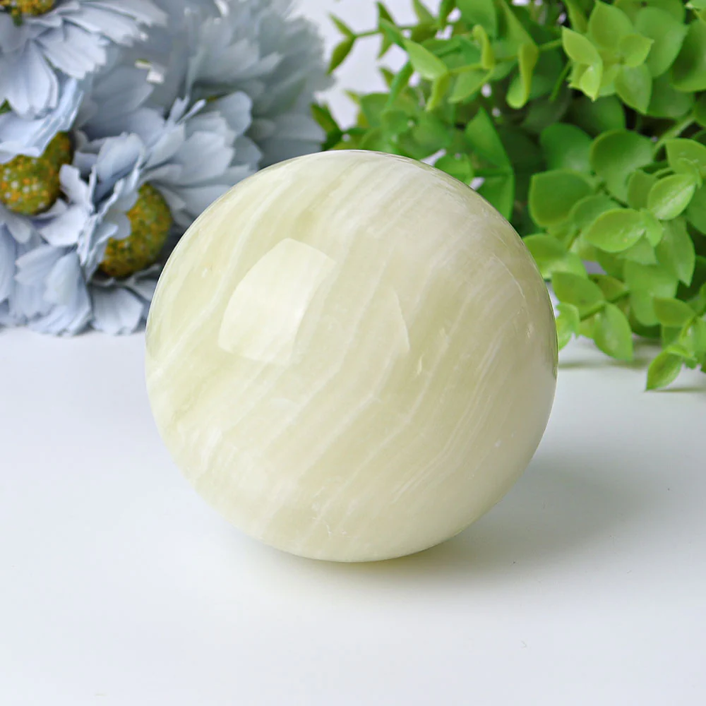 3-Inch Afghan Jade Crystal Sphere for Energy Balance - Image 4
